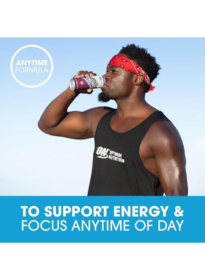 Optimum Nutrition Amino Energy Drink + Electrolytes for Hydration - Sugar Free, Amino Acids, BCAA, Keto Friendly, Sparkling Drink - Watermelon, 12 Fl Oz (Pack of 12) - Image 2